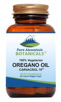 Suplemento de óleo de orégano selvagem Pure Mountain Botanicals 510 mg Suplemento de óleo de orégano selvagem Pure Mountain Botanicals 510 mg