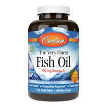 Suplemento de Óleo de Peixe Carlson The Very Finest - 700mg - 120 Cápsulas