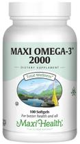Suplemento de óleo de peixe Maxi Health Omega 3 2000 mg 100 cápsulas gelatinosas
