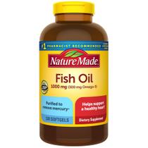 Suplemento de Óleo de Peixe Nature Made - 1000mg - 320 Cápsulas
