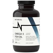 Suplemento de óleo de peixe Naturevol Triple Strength 240 Cápsulas Gelatinosas Suplemento de óleo de peixe Naturevol Triple Strength 240 Cápsulas Gelatinosas