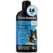 Suplemento de óleo de peixe Pet Honesty Omega 3 para cães e gatos