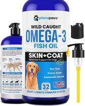 Suplemento de óleo de peixe Plano Paws Omega 3 para cães 240 ml Suplemento de óleo de peixe Plano Paws Omega 3 para cães 240 ml