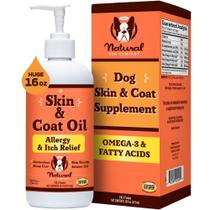 Suplemento de óleo de pele e pelagem Natural Dog Company 473 ml Suplemento de óleo de pele e pelagem Natural Dog Company 473 ml