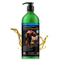 Suplemento de óleo de salmão Iceland Pure 502 ml com Ômega-3 para pets Suplemento de óleo de salmão Iceland Pure 502 ml com Ômega-3 para pets