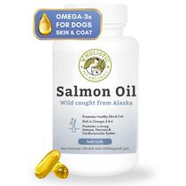 Suplemento de óleo de salmão selvagem do Alasca Wholistic Pet Organics