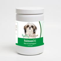Suplemento de óleo de salmão Shih Tzu para raças saudáveis 120 Soft Chews