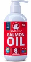 Suplemento de óleo de salmão Vital Pet Life para cães e gatos 240 ml Suplemento de óleo de salmão Vital Pet Life para cães e gatos 240 ml