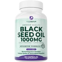 Suplemento de óleo de semente preta PurePremium 500 mg 90 cápsulas