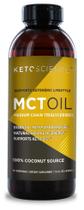Suplemento de óleo MCT cetogênico Keto Science 443 ml a partir de 100% de coco