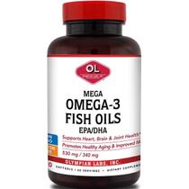 Suplemento de óleos de peixe Olympian Labs Mega Omega 3 60 porções