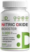 Suplemento de óxido nítrico Booster 3.000 mg 300 cápsulas Suplemento de óxido nítrico Booster 3.000 mg 300 cápsulas