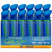 Suplemento de Oxigênio O2 Blast Lata Portátil de 10L Pacote com 12 Unidades