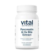 Suplemento de Pancreatina e Extrato Biliar Bovino - 500mg