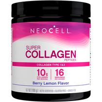 Suplemento de peptídeos de super colágeno NeoCell 200 ml de frutas vermelhas e limão