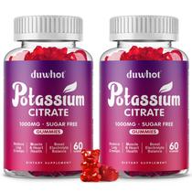 Suplemento de potássio duwhot Citrato de potássio 1000mg Gummies Suplemento de potássio duwhot Citrato de potássio 1000mg Gummies