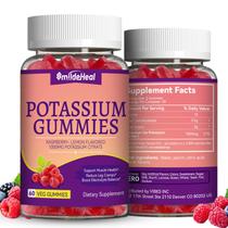 Suplemento de potássio Gummies SmildeHeal 1000 mg 120 unidades