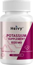Suplemento de potássio Heivy 1020 mg Electrolyte Balance 120 cápsulas