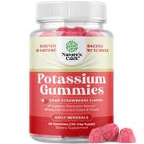 Suplemento de potássio Natures Craft High Potency Gummies 99mg Suplemento de potássio Natures Craft High Potency Gummies 99mg