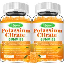 Suplemento de potássio Sijigood Gummies High Potency 120 ct Suplemento de potássio Sijigood Gummies High Potency 120 ct