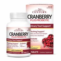 Suplemento de probiótico 21st Century Cranberry Plus 60 comprimidos Suplemento de probiótico 21st Century Cranberry Plus 60 comprimidos