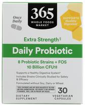 Suplemento de probiótico Whole Foods Market 10 bilhões de CFU 30 ct