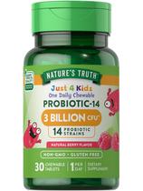 Suplemento de Probióticos Nature's Truth para Niños 30 Comprimidos Suplemento de Probióticos Nature's Truth para Niños 30 Comprimidos