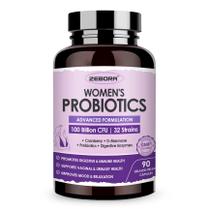 Suplemento de probióticos ZEBORA para mulheres e saúde digestiva 90 cápsulas