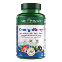 Suplemento de produtos de pureza: óleo de peixe OmegaBerry (60 cápsulas gelatinosas) Suplemento de produtos de pureza: óleo de peixe OmegaBerry (60 cápsulas gelatinosas)