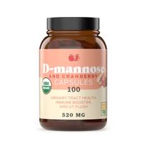 Suplemento de produtos naturais completos D-Mannose e Cranberry