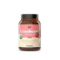 Suplemento de produtos naturais completos de cranberry orgânico 100 cápsulas 475 mg Suplemento de produtos naturais completos de cranberry orgânico 100 cápsulas 475 mg