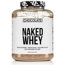 Suplemento de proteína de soro de leite NAKED Chocolate 2,27 kg 60 porções Suplemento de proteína de soro de leite NAKED Chocolate 2,27 kg 60 porções
