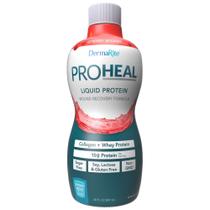 Suplemento de proteína líquida DermaRite Proheal sem açúcar Suplemento de proteína líquida DermaRite Proheal sem açúcar