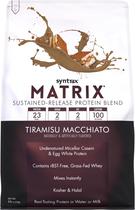 Suplemento de Proteína Syntrax Matrix Tiramisu 2,27kg 100mg Cafeína