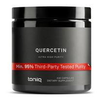 Suplemento de quercetina Toniiq Ultra High Purity 1000 mg 240 cápsulas