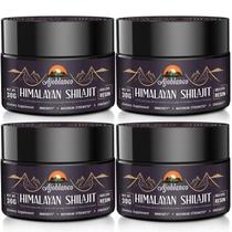 Suplemento de resina Ajoblanco Shilajit 600 mg, pacote x4 do Himalaia