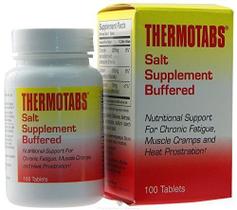Suplemento de sal Thermotabs tamponado 100 comprimidos
