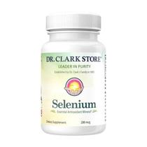 Suplemento de Selênio Dr Clark Store 200 Mcg 100 Cápsulas