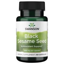Suplemento de semente de gergelim preto Swanson Full Spectrum 500mg Suplemento de semente de gergelim preto Swanson Full Spectrum 500mg