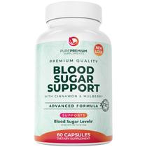 Suplemento de suporte de açúcar no sangue PurePremium 60 cápsulas