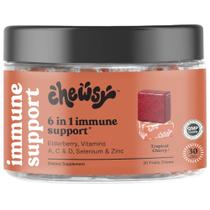 Suplemento de suporte imunológico 6 em 1 CHEWSY com sabugueiro de 30 dias