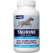 Suplemento de Taurina Dr. Oscar 120 comprimidos com L-Carnitina