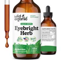 Suplemento de tintura de ervas Eyebright Wild & Organic 120mL