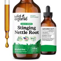 Suplemento de tintura de urtiga selvagem e orgânica 120mL
