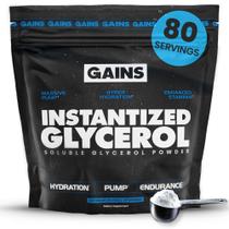 Suplemento de treino GAINS IN BULK de glicerol em pó instanciado Suplemento de treino GAINS IN BULK de glicerol em pó instanciado
