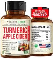 Suplemento de vinagre de maçã orgânico Vimerson Health Suplemento de vinagre de maçã orgânico Vimerson Health