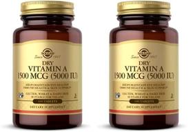 Suplemento de vitamina A SOLGAR Dry 1500mcg (5000 UI) 100 comprimidos Suplemento de vitamina A SOLGAR Dry 1500mcg (5000 UI) 100 comprimidos