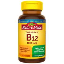 Suplemento de Vitamina B12 1000mcg - 75 Comprimidos (Natural)