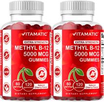 Suplemento de Vitamina B12 (5.000 mcg) - 120 Gomas