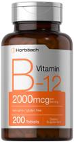 Suplemento de vitamina B12 Horbäach 2000mcg 200 comprimidos vegetarianos Suplemento de vitamina B12 Horbäach 2000mcg 200 comprimidos vegetarianos